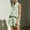 Green, variant on Morttic Women's Striped Summer Vacation 2 Piece Outfit – Stand Collar Half Button Top & Elastic Waist Shorts with Side Pockets Pink,S