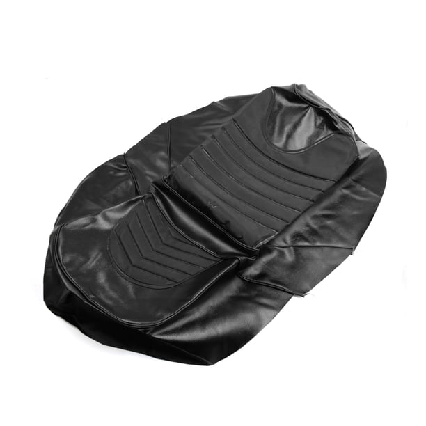 59cmX35cm Piél Sintética Funda de Sillín para Moto Cygnus Cubierta de Asiento Impermeable Negro