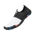 thumbnail image 3 of Barefoot Shoes for Women Hiking Sneakers Minimalist Shoes with Zero-Drop Sole Ultra-Soft Stretch Fabric Wide Toe Box Lightweight Non-Slip Outsole Footwear for Women Light Hiking,White 40, 3 of 4