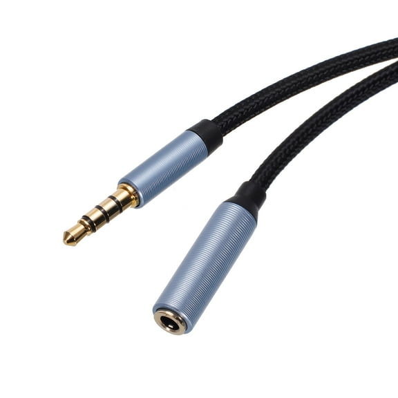 3.5mm Aux Extension Cable Male to Female Auxiliary Audio HiFi Headphone Cord for Phone Stereo 3.3 ft Blue