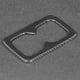 thumbnail image 1 of Cubierta para portavasos, diseño de fibra de carbono, decoración para portavasos interior, moldura para taza de agua, compacta y liviana, 1 of 9
