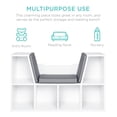 thumbnail image 5 of Best Choice Products 6-Cubby Kids Bedroom Storage Organizer, Multi-Purpose Bookcase w/ Cushioned Reading Nook - White, 5 of 8
