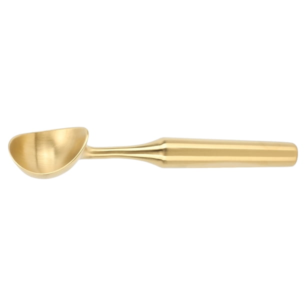 Cuchara para Helado, Largo de Acero inoxidable, Cuchara para Bolas de Helado de Frutas, Cuchara para Melón, Ideal para servir Helado Duro Congelado y Sorbete, Masa para