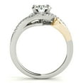 thumbnail image 2 of Aonejewelry 1/2 Carat Halo Two-Tone Diamond Engagement Ring In 14k Solid Yellow & White Gold, 2 of 2