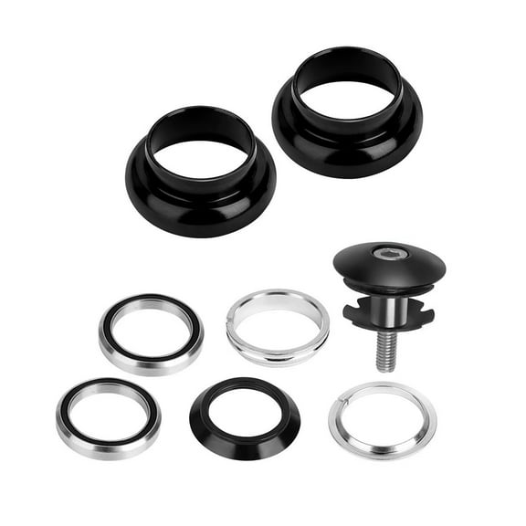 CSYANXING Bicycle Headset 1-1/8” Threadless 34mm Aluminum Sealed Bearing for MTB Road Fixed Gear Bike Upgrade