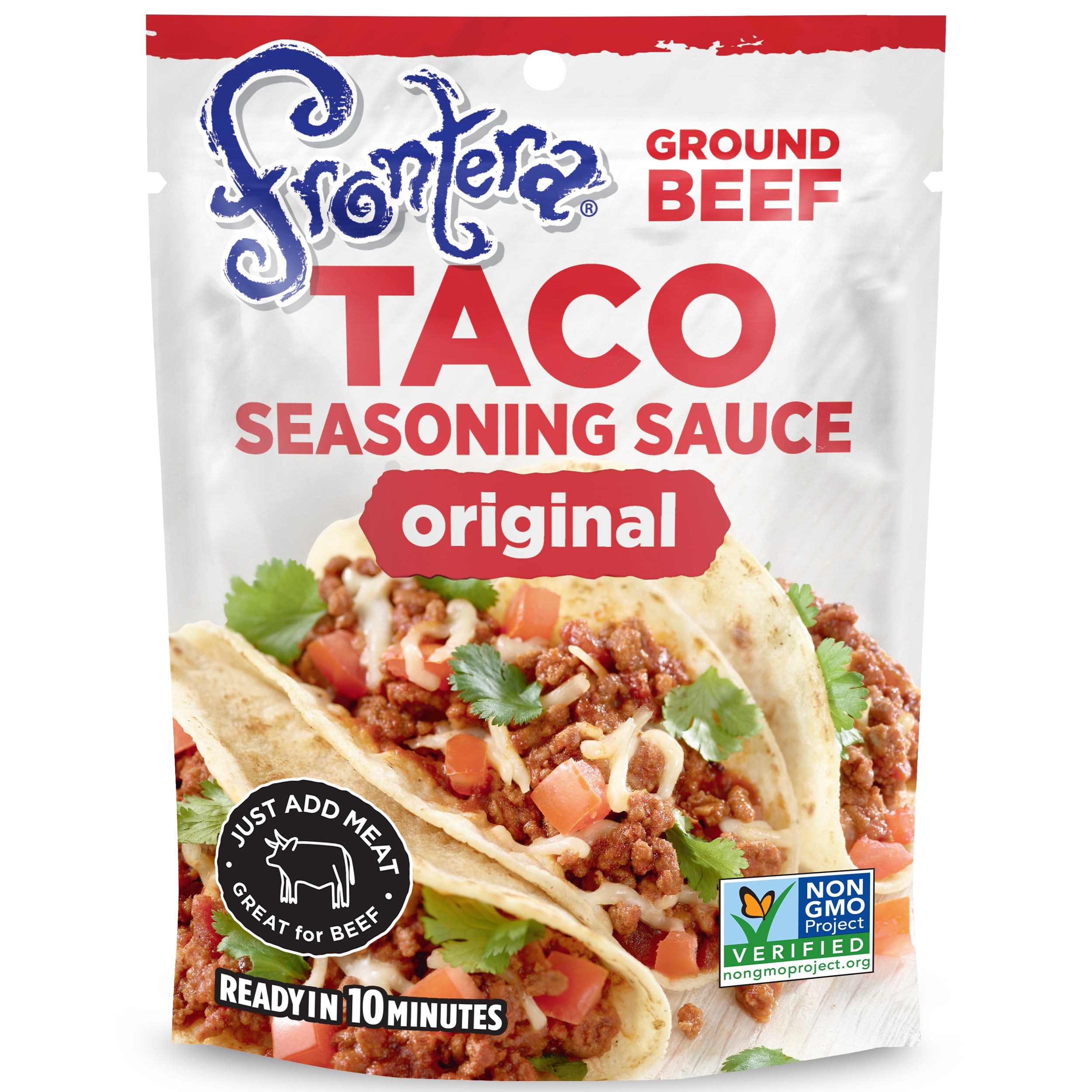 Frontera Taco Seasoning Sauce With Fire Roasted Tomatoes, Original, 8