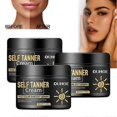 thumbnail image 1 of Crema bronceadora 3x, gel bronceador para rostro y cuerpo, loción autobronceadora, bronceador natural con protección solar, 1 of 5