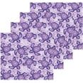 thumbnail image 2 of Coolnut Sea Turtle Wash Cloth Set of 4, 12 x 12 Inch Cotton Baby Washcloths Highly Absorbent and Soft Feel Fingertip Towels Face Towels for Bathroom, Gym, Spa Washcloth Gift, 2 of 7