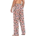 thumbnail image 5 of GZHJMY Owl Pajama Pants for Men, Lounge Pants Lightweight Men Pajama Bottoms with Drawstring Pockets, Christmas New Year Birthday Gifts, X-Large, 5 of 6