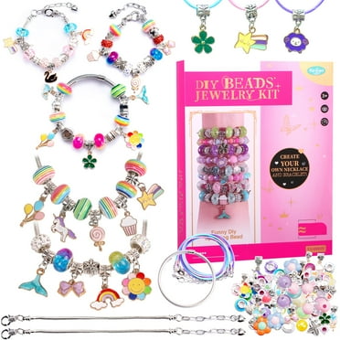 Rirool Beads Bracelet Making Kit - DIY Friendship Jewelry Craft Set for Girls - Kids Teen Birthday Gift