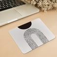 thumbnail image 3 of Boho Sun Rainbow Abstract Art Mouse Pad MidCentury Modern Decor for Desks Small Gaming Mouse Pad Square Design with NonSlip Rubber Base Elevate Your Workspace with Boho Style (9.5"x7.9"), 3 of 4