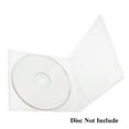 thumbnail image 2 of 100 Pack Slim 5.2mm Jewel Case Thin Clear Single CD DVD Disc Storage w/Built-in Clear Tray, 2 of 2