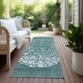 thumbnail image 6 of Addison Rugs Chantille Indoor/Outdoor Transitional Circles Teal Washable Runner Rug, 2'3" x 7'6", 6 of 6