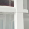 thumbnail image 6 of IRIS 3 Drawer Wide Storage Drawer Cart with Caster Wheels, White/Clear, 6 of 9