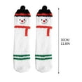 thumbnail image 3 of Nrmvnmi 1 pairs Christmas Fuzzy Socks Toddler Winter Floor Socks Holiday Fleece Socks Santa Reindeer Snowman Printed Warm Socks, 3 of 3