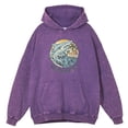 thumbnail image 4 of Sudadera con capucha de tiburón azul para hombre, ropa de otoño con cuello redondo, estilo hip hop, 100 % algodón, estilo retro desgastado, para playa, saltos, 4 of 4
