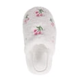 thumbnail image 4 of Wonder Nation Toddler Girls Scuff Flower Slippers, 4 of 5