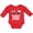 Red, variant on Inktastic Grandpa Little Firefighter Boys Fire Truck Boys Long Sleeve Baby Bodysuit
