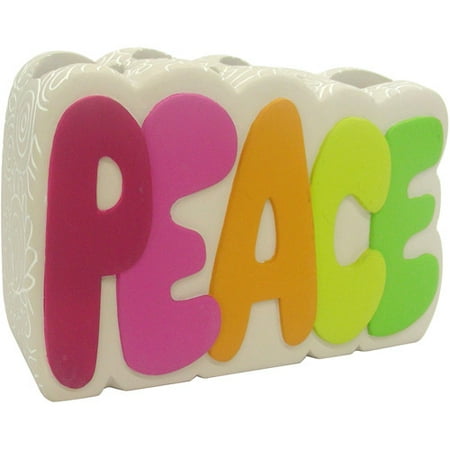 Peace Out Toothbrush Holder