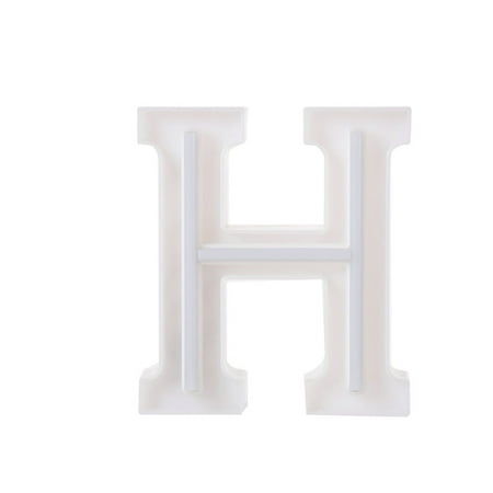 

mnjin led usb letter lights light up white letters standing hanging a-z & white