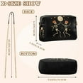 thumbnail image 4 of FORMRS Women Crossbody Purse with Chain Strap Vegan Leather Shoulder Handbag, Black Halloween Dancing, 4 of 7