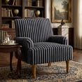 thumbnail image 4 of Aukfa Mid Century Corduroy Accent Chair, Wide Wale Upholstered Armchair with 9" Wood Legs for Living Room Bedroom,Gray, 4 of 4
