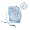 thumbnail image 2 of Flmtop Double-layer Plastic Disposable Hair Highlighting Cap Dye Hat with Hook Needle, 2 of 8