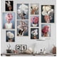 thumbnail image 2 of Pintura decorativa para sala de estar, decoración del hogar, flores, plumas, mujer, lienzo abstracto, arte de pared, impresión, póster, imagen, 2 of 4