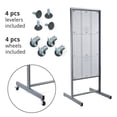 thumbnail image 2 of 80 Pocket, Two-Sided 24"W x 48"H Pegboard Brochure Floor Display Kit, 2 of 5