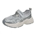 thumbnail image 6 of Delliss Girl's Boy's Sports Style Hollow Out Mesh Breathable Casual Shoes With Adhesive, 6 of 8