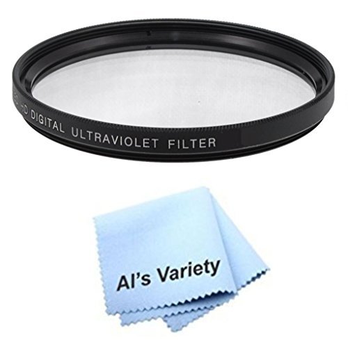 52mm High Resolution Clear Digital UV Filter with Multi-Resistant Coating for Canon EF 40mm f/2.8 STM, Canon EF 50mm f/1.8 II, Canon EF-M 18-55mm f/3.5-5.6 IS STM, Canon EF-S 60mm f/2.8 USM - image 1 of 4