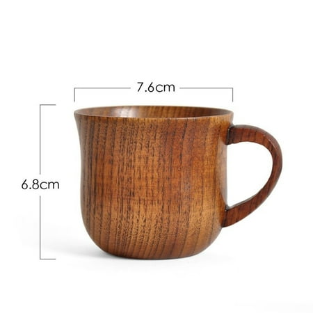 

1PC Wooden Cup Handmade Handmade Characteristic Solid Wood Jujube Wood Cup Coffee Mug Cup Tea Beer Juice Milk Mugs Drink Cups