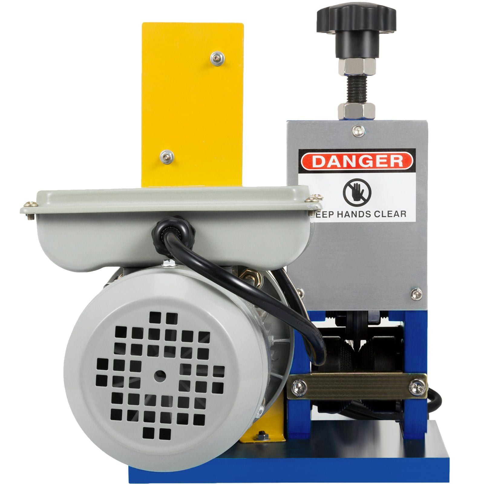 HCY Automatic Electric Wire Stripping Machine 0.05"-0.98",Portable Dark Blue Wire Stripper, Wire Stripping Machine Tool for Scrap Copper Recycling (Dark Blue)