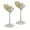 White, variant on SENIURIS 2 Pcs Conch Seashell Wine Glasses, Drinkware Stemware Drinking, for Birthday Beach Party. (White)