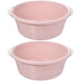 thumbnail image 1 of OULII 2Pcs Cute Wash Basin Plastic Basin for Kitchen and Bathroom Household Item, 1 of 7