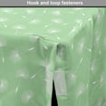 thumbnail image 4 of Dandelion Dog Crate Cover, Repetitive Floating Floral on Pastel Tone Backdrop Illustration, Easy to Use Pet Kennel Cover Small Dogs Puppies Kittens, 7 Sizes, Pale Green and White, by Ambesonne, 4 of 6