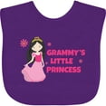 thumbnail image 3 of Inktastic Grammy's Little Princess Girls Baby Bib, 3 of 4
