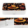 thumbnail image 4 of Thanksgiving PU Leather Jewelry Box with Removable Compartment - Portable Earring Organizer and Storage Box, 4 of 6