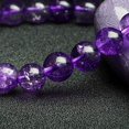 thumbnail image 3 of Pulsera de piedra natural liwang Amatista Natural 8 mm 16 cm 2 piezas, 3 of 5