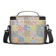 thumbnail image 3 of Lunch Box Pioneer Flower Floral Print Pattern Insulated Lunch Bag for Women Men,Medium Leakproof Lunchbox Cooler Bag Adjustable Strap,10 X 6.7 X 8 Inches, 3 of 6