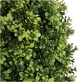 thumbnail image 3 of JERFIT 22 Inch Artificial Boxwood Topiary Ball Trees (2-Pack) Realistic Faux Greenery for Outdoor & Indoor Decor, UV Resistant, in Black Planter, 3 of 9