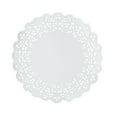 thumbnail image 3 of Amdohai 12.5-in Lace Paper Doilies Disposable Decorative Round Paper Tableware Decoration for Cake Dessert 150PCS/Pack, 3 of 7