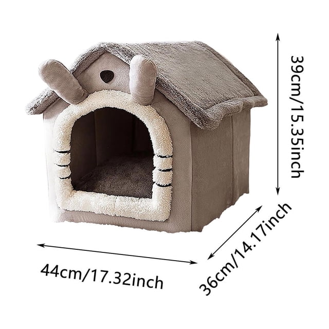 Insulated Winter Cat Bed Warm Cozy Kitty Sleeping Mat Indoor Soft Pet For Small Dogs And Cats