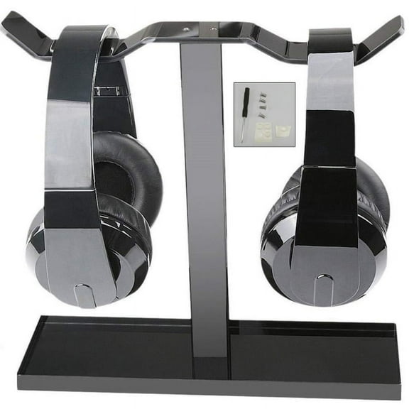 10.2in Height Universal Headphones Stand Headset Double Side Hanging Holder