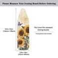 thumbnail image 5 of HELLHERO Autumn Ironing Board Cover Breathable Butterfly and Sunflower Pattern Polyester Fabric for Women Girls Gifts 15x54 Inch, 5 of 5