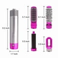 thumbnail image 6 of Multi Functional 5-in-1 Hot Air Comb & Hair Straightener Brush with Curling Iron, Hair Dryer & Dry Brush for Women | Electric Hair Styling Tool, 6 of 10