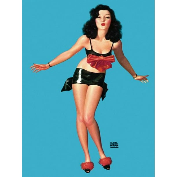 Pin Up Vintage Pinup Girl Poster Print Walmart Com Walmart Com