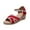 Red, variant on 2025 Clearance! 50% Off Clear! asdoklhq Clearance Women Shoes Under $10,Summer Ladies Shoes Casual Women's Sandals Roman Beach Sandals