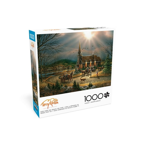 Buffalo Games 1000-Piece God Shed his Grace on Thee Interlocking Jigsaw Puzzle for Adults Ages 14 