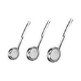 thumbnail image 2 of TIMIFIS Colander Spoon Stainless Steel Oil Colander Spoon Multi-functional Filter Spoon Stainless Steel Fine Mesh Oil Skimmer Strainer Net kitchen gadgets Kitchen Gadgets, 2 of 2